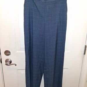 Vince Camuto Women's Blue Plaid Pants